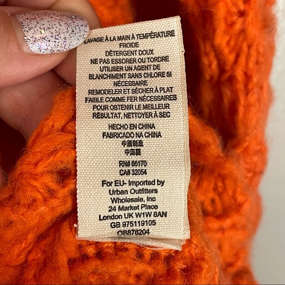 NWT Free People Crashing Waves Pullover Oversized Chunky Knit Boho Sweater Sz L - Picture 14 of 16